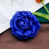 LKingel Dainty Fabric Flower Brooches Large Silk Lapel Pin Elegant
