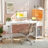 TIQLAB Gaming Desk 47 inch with Power Outlet and LED
