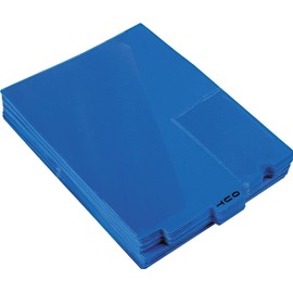 Pendaflexamp;reg; Out Guides, Center amp;quot;OUTamp;quot; Tab, Vinyl, Letter, Blue, 50/Box