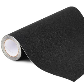 Watersay Anti Slip Traction Tape 20 Inch x 20 ft Widen Waterproof Non Skid Tape Durable Grip and Friction Stair Non Slip Strips Abrasive Adhesive for Stairs Tread Steps Ramp Outdoor Indoor(Black)