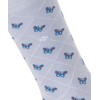 Burlington Women's Butterflies W So Cotton Patterned Socks, Blue Cosmic