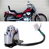 Motorcycle Ignition Switch Lock with 3 Colors Keys Fit for