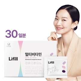 Lifill 라이필 멀티비타민 컴팩 포 우먼 1박스(30일분) Lifeful Multivitamin Compact for Women 1 Box (30 Days Supply)
