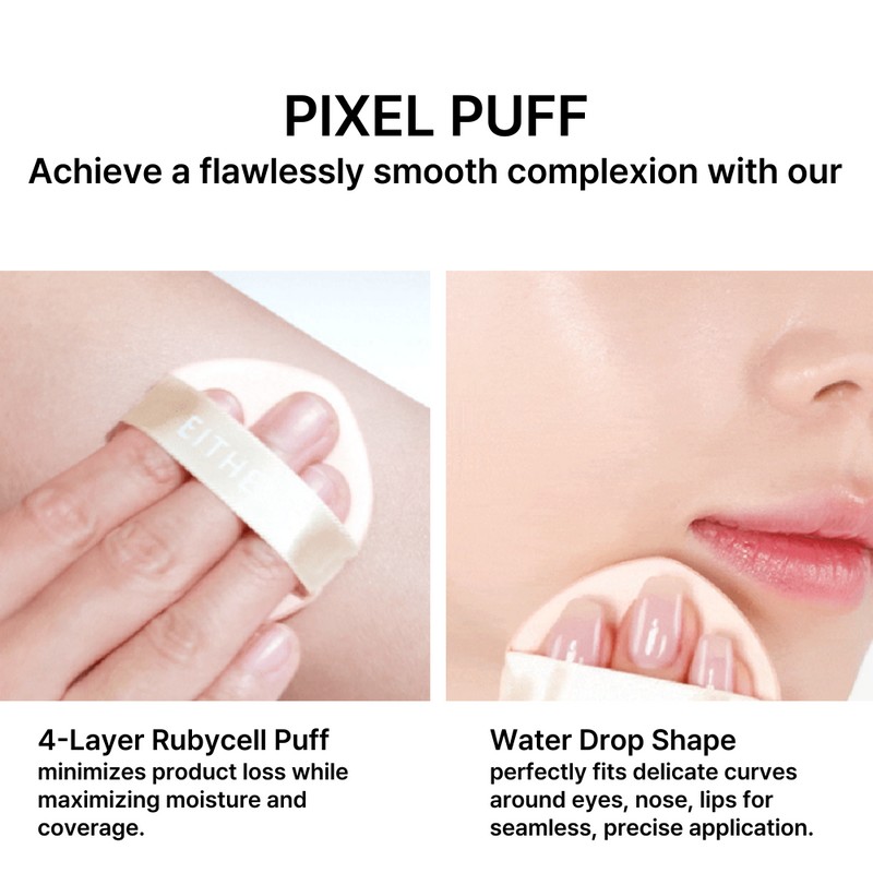 EITHER& [EITHER&]Glow Pixel Cushion (4 Colors)