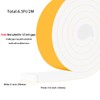 Trisiki Weather Stripping Door Seal Strip, Strong Adhesive Foam Insulation