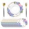 Paper Placemats Disposable 50 Pack Hydrangea Placemats 13.4 Inch Hydrangea