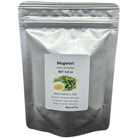 Mugwort - Dried Artemisia vulgaris Loose Leaf C/S by Nature Tea (2 oz)