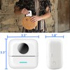 Elegant Choise Mini Portable Printer，Mini Sticker Printer Bluetooth Smart Pocket