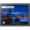ArtToFrames 24x18 INCH/61x46 CM Gray Frame for 300 piece Puzzles.This