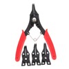 Outanaya 1 Set Multi Functional Interchangeable Circlip Pliers Tool for