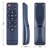 Replacement Remote Control Compatible with DR.J Professional Portable Mini Projector