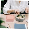 Ciieeo 2pcs Reusable Sandwich Containers for Adults Snack Lunch Box