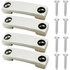 (4 Pack) 316 Stainless Steel Bimini Top Strap Pad Eye