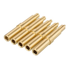 FandWay Pack of 5 Brass Soldering Iron Melting Aid Tips for Threaded Inserts / Melting Nuts M2/M2.5/M3/M4/M5. Compatible with Weller WES50/51 WESD51 PES50/51 WE1010NA WCC100 LR21 ET