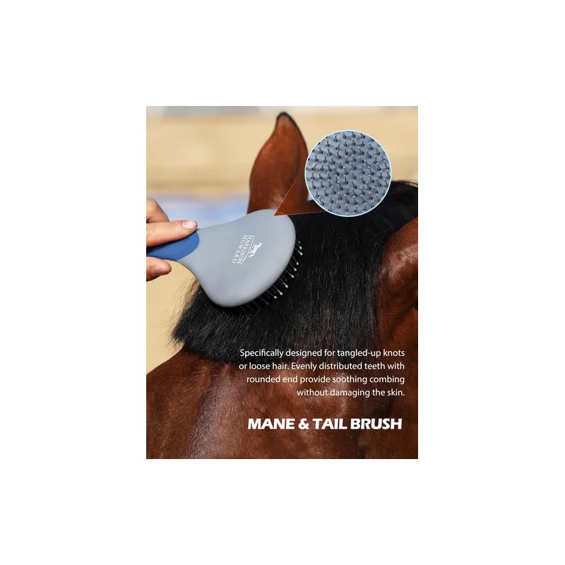 Kit De Aseo Para Caballos 9 Piezas Con Bolsa Organizadora