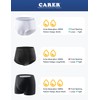 Carer Mens Incontinence Pants Reusable Washable Cotton Incontinence Pants with