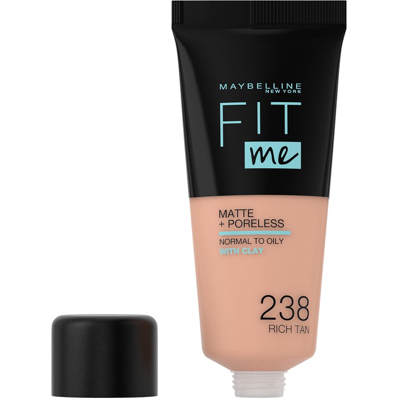 Maybelline Fit Me Foundation, Matte & Poreless, Full Coverage Blendable
