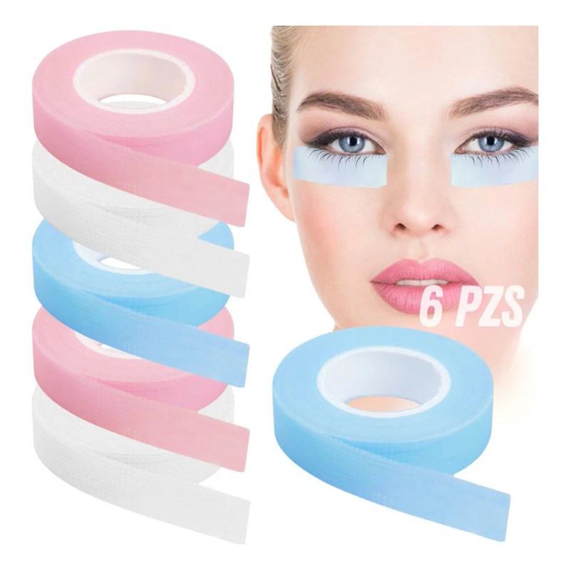 Cinta Micropore Extensiones Pestañas Mink 1x1 Pelusa