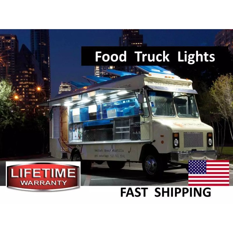 Unbranded FOOD Cart & Trailer Concession Business LED Lighting KIT
