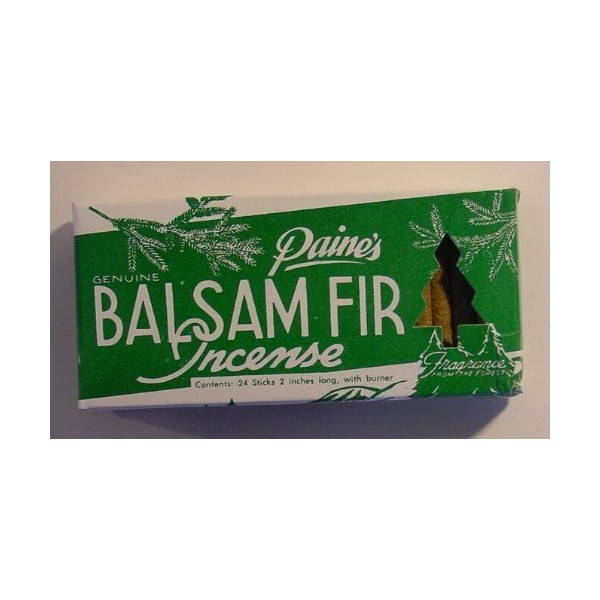 Fragrance of the Forest - 24 Balsam Sticks and Holder - Paine's Fir Balsam Incense