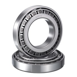 HIPicco 2 Pack 30212 Tapered Roller Bearing Cone and Cup Set, 60mm Bore 110mm OD 24mm Cup Width, Chrome Steel Wheel Bearings, ABEC-3