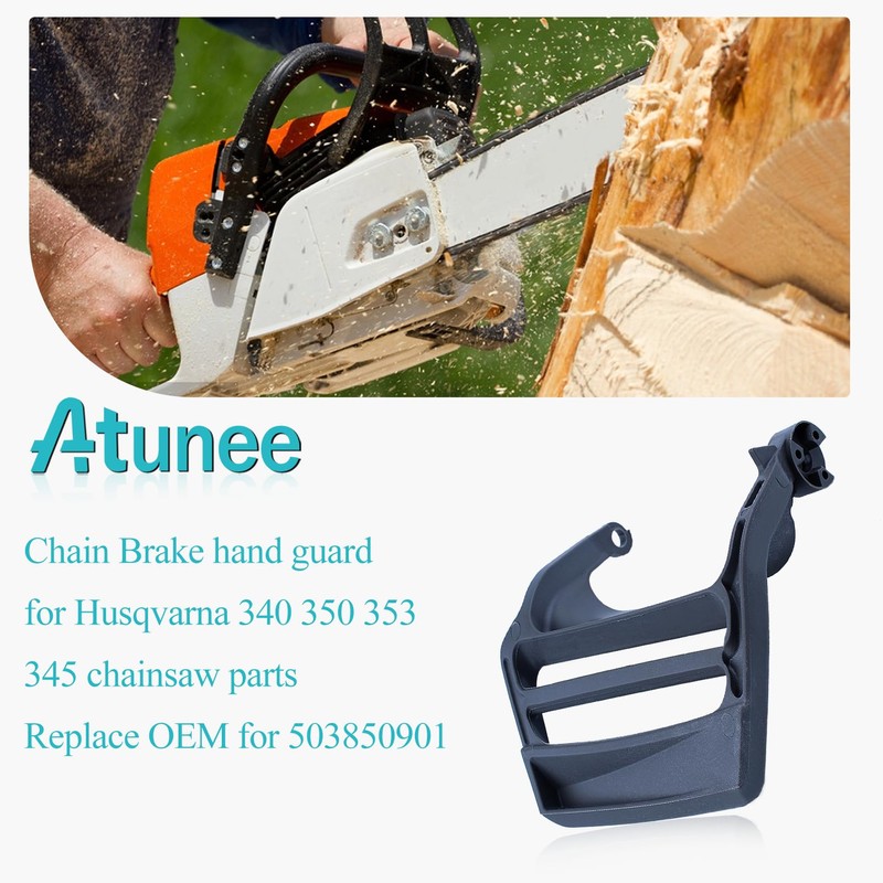 Atunee Chain Brake Handle Lever Front Guard for Husqvarna 340