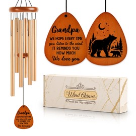 Gifts for Grandpa, Grandpa Gift Wind Chimes, Birthday Gift for Grandpa from Granddaughter, Grandson, Fathers Day Present for Grandfather, Grandpa Gifts Ideas for Thanksgiving Christmas, Large-36''