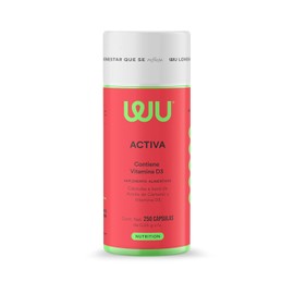 WU Nutrition ACTIVA Vitamina D3 400 UI + Aceite de Cártamo | 250 Cápsulas | Suplemento Alimenticio | Rendimiento Hasta 8 Meses | Fórmula Práctica