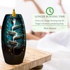 Inscents Waterfall AS-SEEN-ON-TV Ceramic Incense Holder Cone Burner with Backflow
