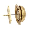 Antique Replica Non Electric Solid Brass Hand Crank Twist Doorbell