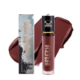 VANERIA Matte Liquid Lipstick,Long Lasting High Impact Color,Goth Lipstick,Black Lip Stain,Moisturize Lips,Smudge Proof (Black Red)