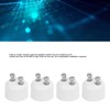 4PCS GU10 to MR16 Adapter Socket Heat Resistant Lamp Holder