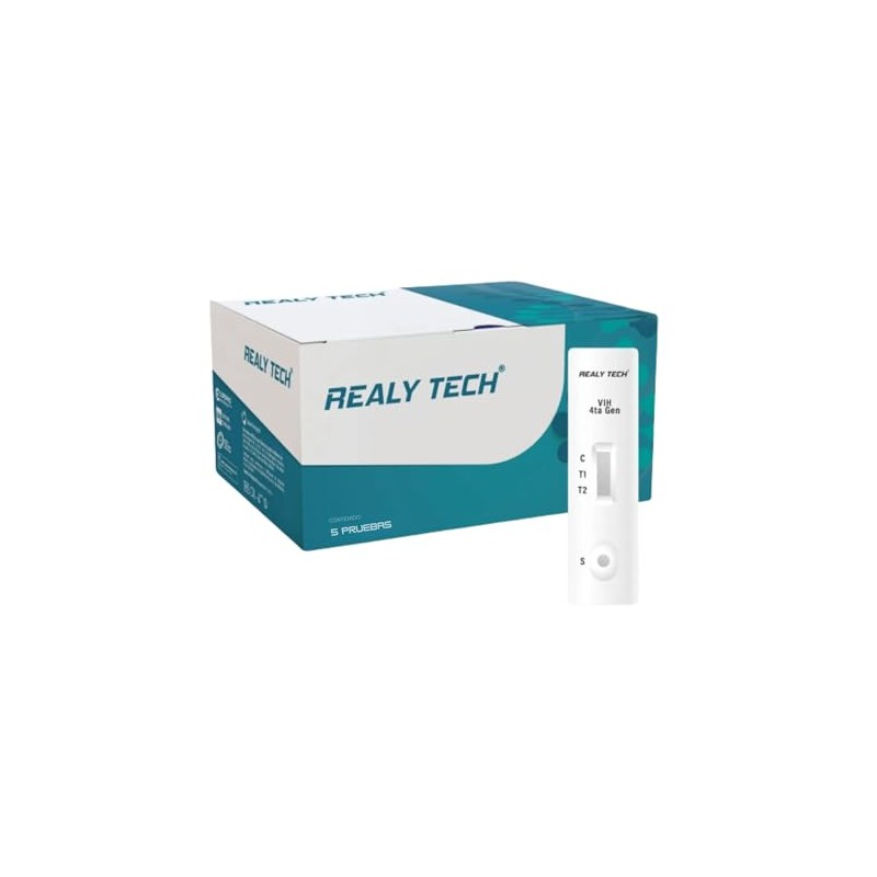 Prueba VIH Cuarta Generación Realy Tech Con 5 Prueba |