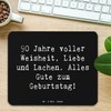Mr. & Mrs. Panda Mauspad Spruch 90. Geburtstag - Geschenk,