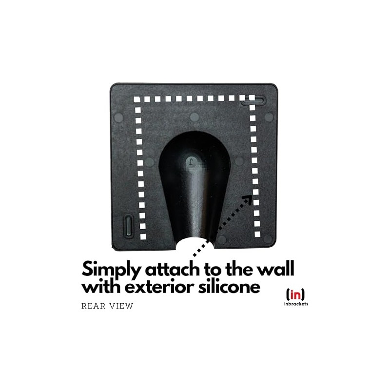 External Brick Burst Buster Plate - Cable Wall Entry Tidy