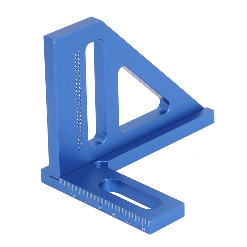 3D Multi Angle Measuring Ruler 45 90 Degree Aluminum Alloy
