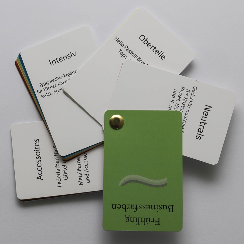 Farbpass Business Spring (Warm Spring) as Fan with 34 Type-Specific