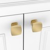 Banqin Cabinet Knobs Kitchen Drawer Knob, 10Pack Gold Square Solid