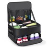 Misoda Golf Trunk Organizer with Shoe Storage, 2-Pair Capacity, Multi-Compartment