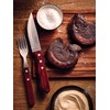 Tramontina Table Fork Polywood Jumbo 8.5" Red Dishwasher Safe Made