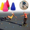 Slalom Hat, 50 Pieces Plastic Sports Training Traffic Cones Skating
