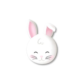 Roeda Brighten Your Life 32016w Bunny Face Open Stock Easter Spring Magnet