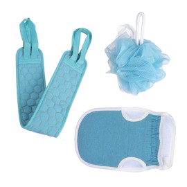 Baluue 3pcs Back Shower Towel Thickened Bath Rub Back Towel Kit Decontamination Bath for Relaxing Muscles and Promoting Skin Elasticity for Use