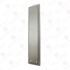 Adonai Hardware "Baalim" Georgian Brass Push Plate - Satin Nickel