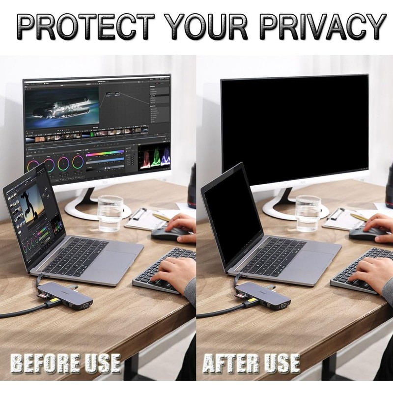 COKOVI 15.6 Inch 16:9 Peeping Prevention Filter for PC Monitor,