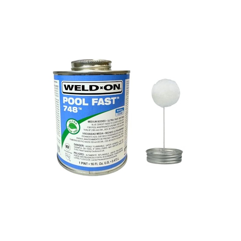 Weld-On IPS Pool Fast Medium Bodied 748 Blue - Pool