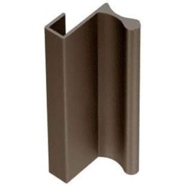 CRL 3" Duranodic Bronze Aluminum Pull with 7/16" Lip for Sliding Glass and Panel Doors CRL