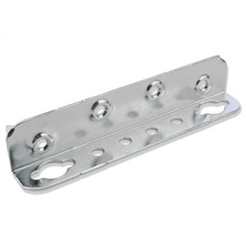 Mprofi MT® Set of 4 Bed Connectors - Bed Fitting Fitting - Height Adjustable for Middle Beam and Slatted Frame Holders - Bed Fittings - Centre Bar Connector - Bed Angle Height: 130 mm KR/2