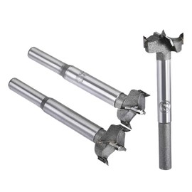 Boxonly 3Pcs Woodworking Hole Opener Drill Bit 20mm+21mm+22mm Forstner Drill Bits Tungsten Carbide Wood Hole Saw Hinge Drilling Boring Bit Cutter