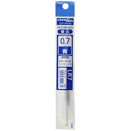 Pentel Gel Ballpoint Pen Refill for Energel X, 0.7mm Regular Triangle Tip, Blue Ink (XLR7-C)